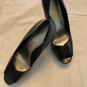Nine West Black Platform Heel